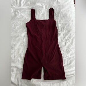 Burgundy Ribbed Jumper